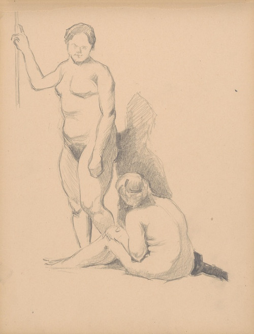 Digital Print - Sketchbook with nudes by tefan Polkorb