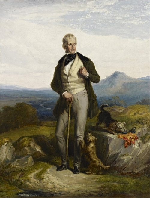 Digital Print - Sir Walter Scott, 1771 - 1832. Novelist and poet by Sir William Allan