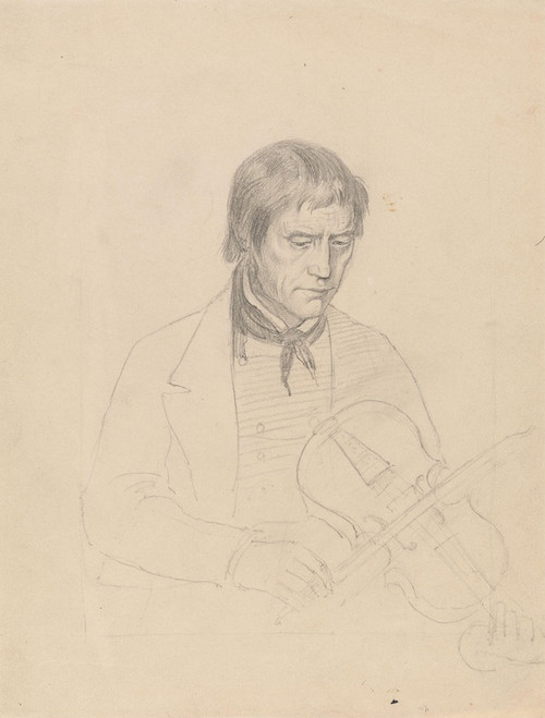 Digital Print - Felespiller by Adolph Tidemand