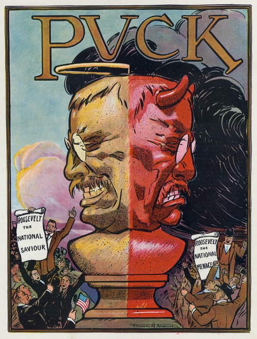 Digital Print - The political Janus by Frank Arthur Nankivell