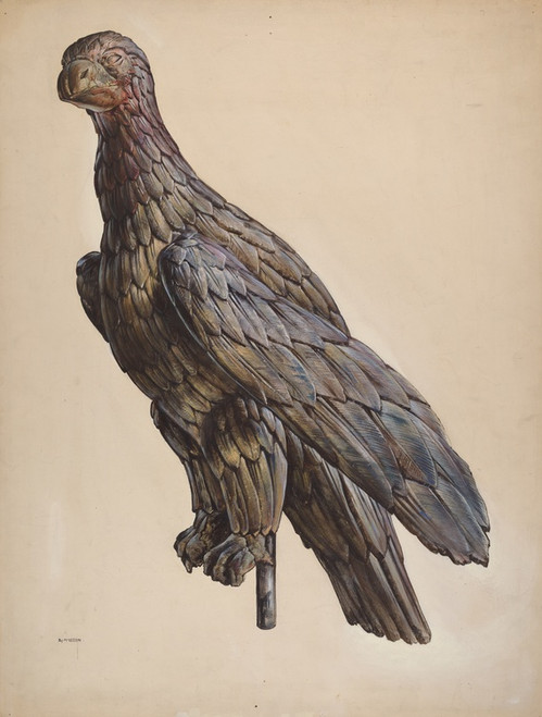 Digital Print - Finial Eagle by James McLellan