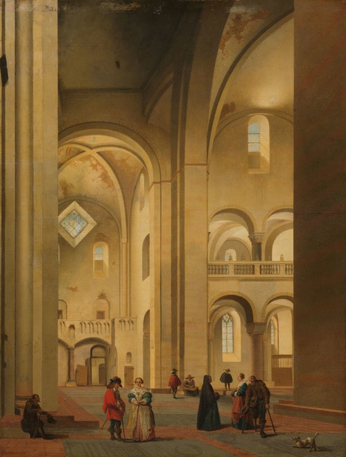 Digital Print - The Transept of the Mariakerk in Utrecht, seen from the Northeast by Pieter Jansz Saenredam