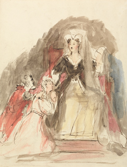 Digital Print - A Scene from 'The Abbot' by Sir David Wilkie