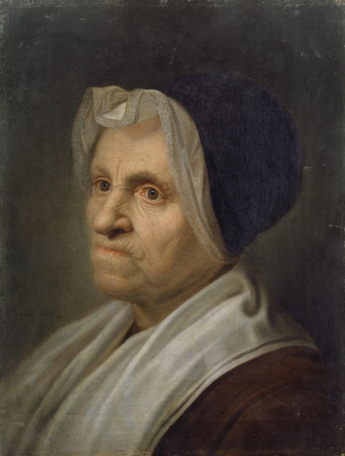 Digital Print - Bust of an Old Woman by Balthasar Denner