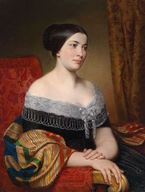 Digital Print - Portrt Gegenstcke by Karl von Blaas