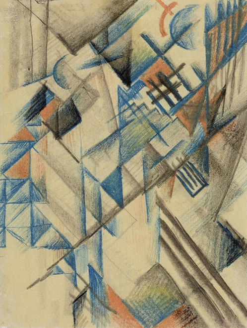 Digital Print - Abstrakte Formen II by August Macke