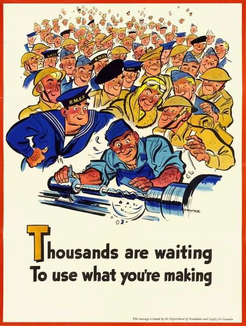 Digital Print - Thousands are Waiting to Use What You're Making by W. A. Winter