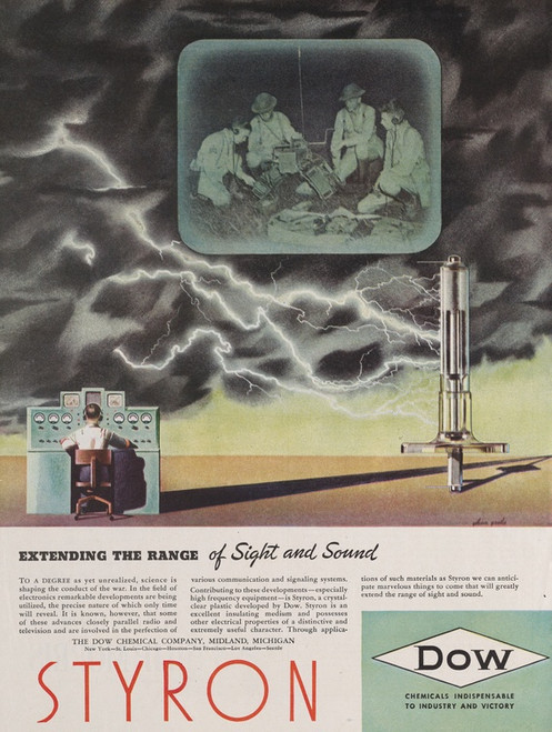 Digital Print - Styron: Extending the Range of Sight and Sound by Dow Chemical Company