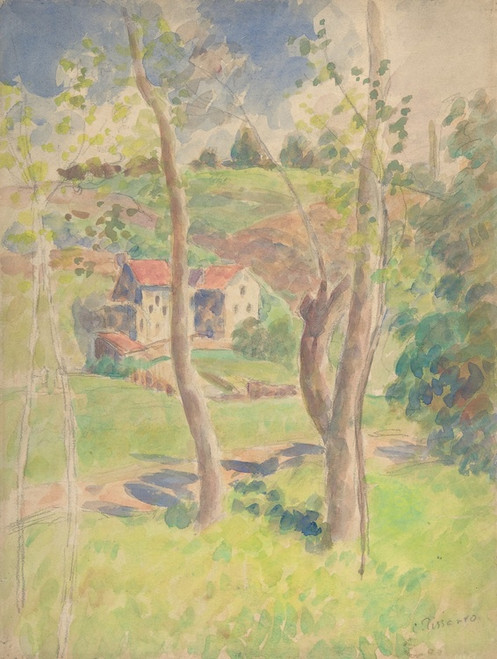 Digital Print - Landscape by Camille Pissarro