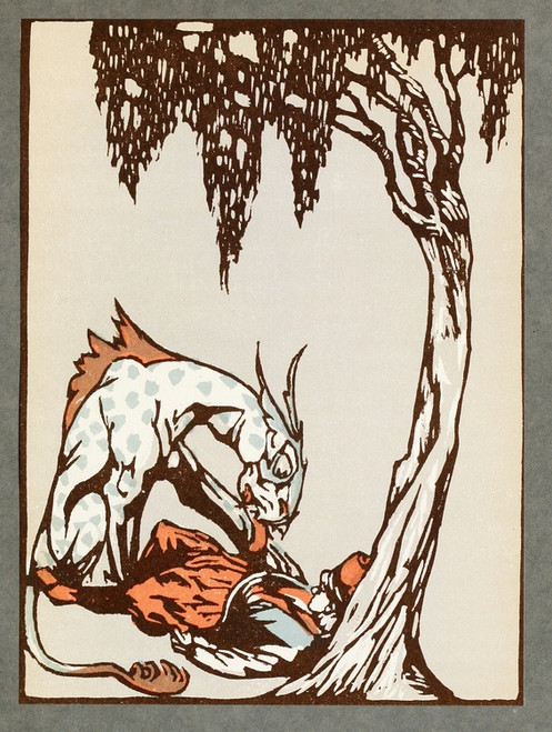 Digital Print - Forty-four Turkish fairy tales Pl 41 by Willy Pogany