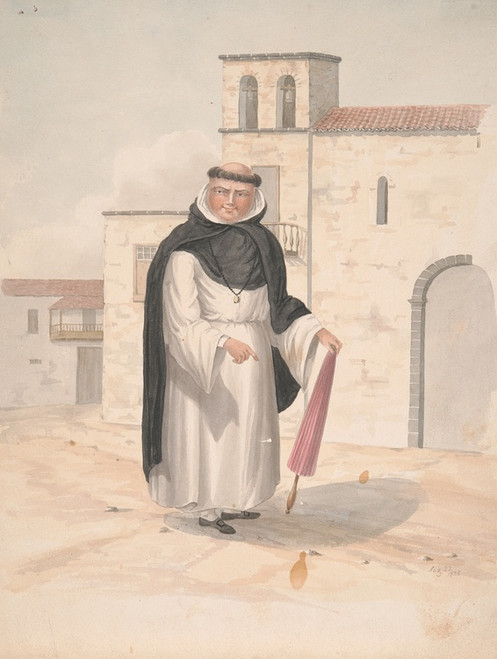 Digital Print - Dominican Friar by Alfred Diston
