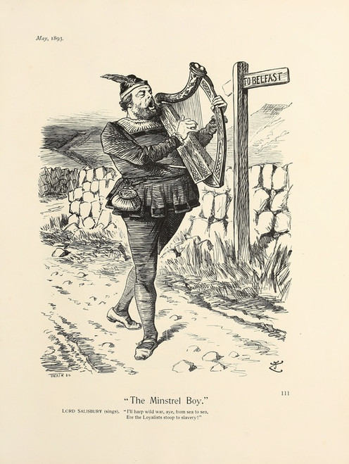 Digital Print - The Minstrel Boy by Sir John Tenniel
