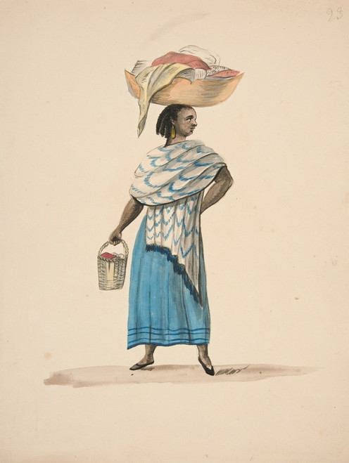 Digital Print - Laundress of Trujillo by Francisco Fierro