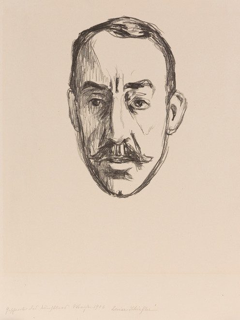 Digital Print - Henry van de Velde by Edvard Munch