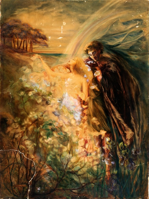 Digital Print - The Birth of Fand by Da Loria Norman Digital Print - The Birth of Fand by Da Loria Norman