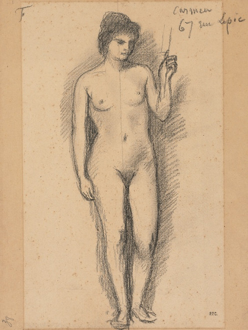 Digital Print - Carmen by Pierre Puvis de Chavannes