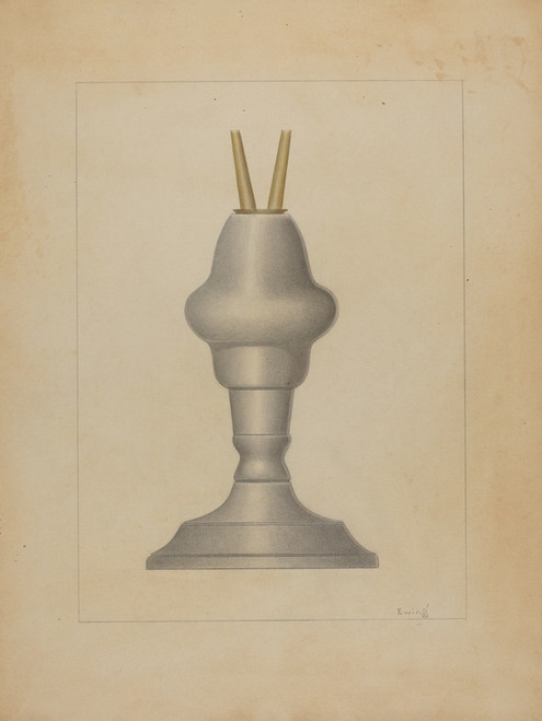 Digital Print - Lamp by Burton Ewing