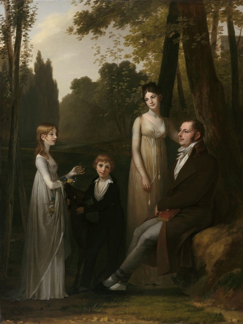 Digital Print - Portrait of Rutger Jan Schimmelpenninck and his Family by Pierre-Paul Prud'hon Digital Print - Portrait of Rutger Jan Schimmelpenninck and his Family by Pierre-Paul Prud'hon