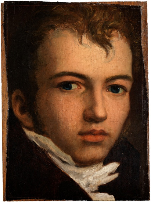 Digital Print - Bildnis des Malers Johann Carl Eggers by Friedrich Overbeck