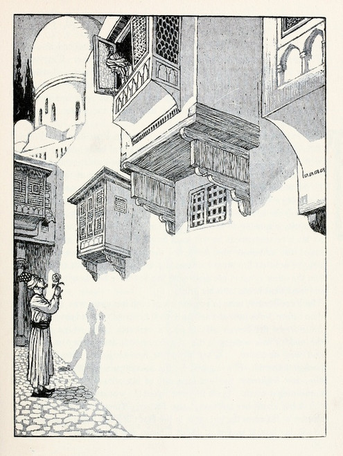 Digital Print - Forty-four Turkish fairy tales Pl 08 by Willy Pogany