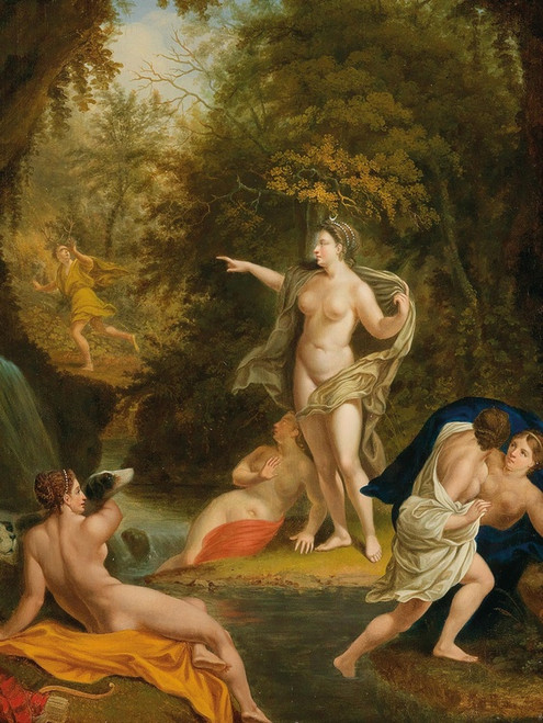 Digital Print - Diana and Actaeon by French School