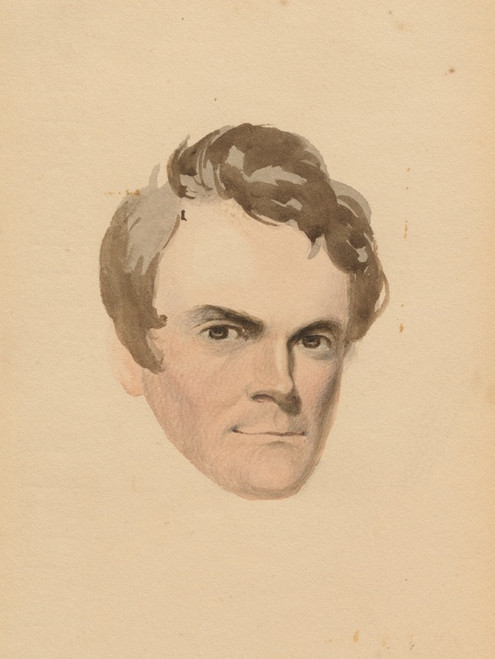 Digital Print - Self-Portrait by David Claypoole Johnston