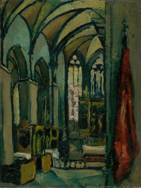 Digital Print - Vntro kostola by Gejza Schiller