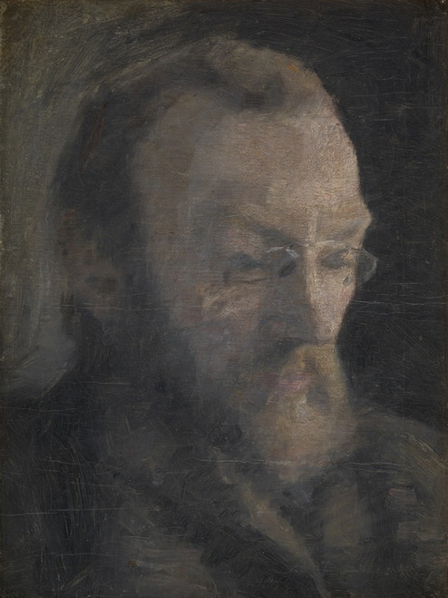 Digital Print - The art historian Karl Madsen, later Director of Statens Museum for Kunst by Vilhelm Hammershi