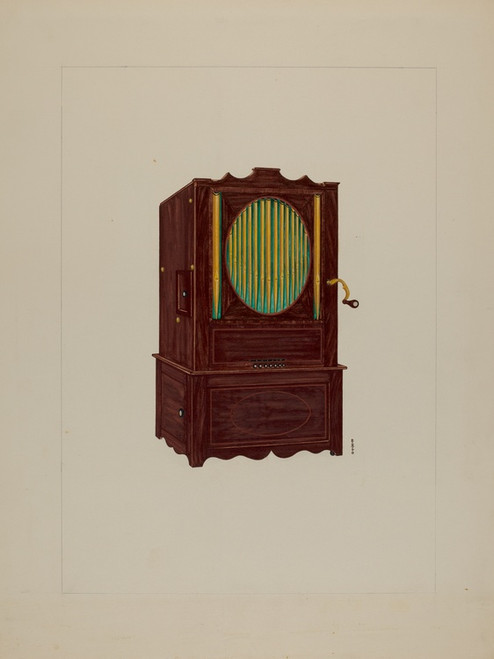 Digital Print - Cylinder Pipe Organ by Emilio Zito