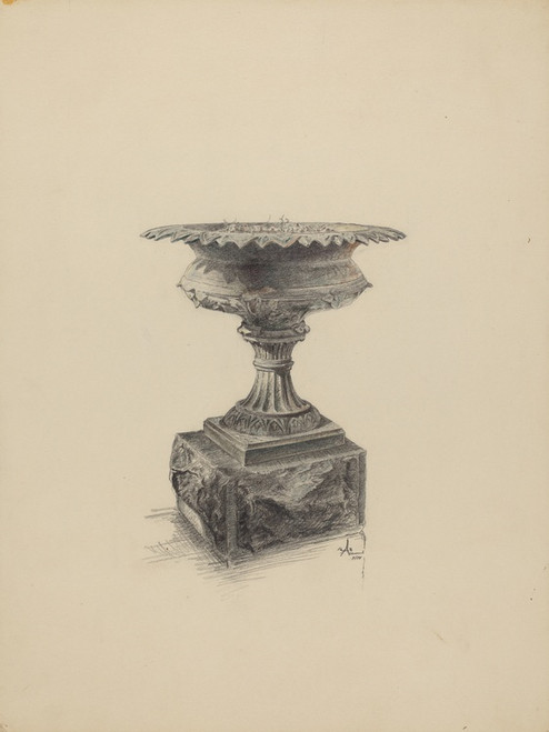 Digital Print - Urn for Flowers by Ralph Atkinson