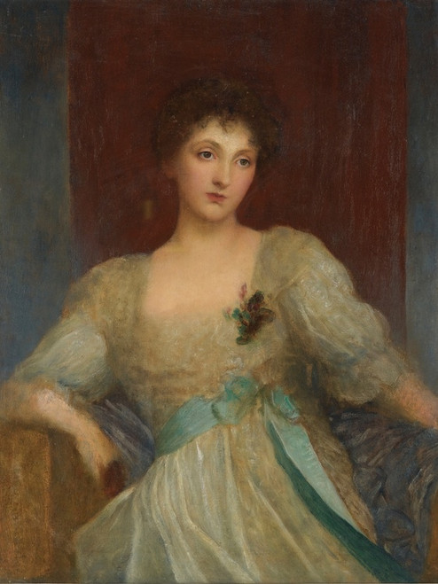 Digital Print - Portrait Of Norah Bourke by George Frederic Watts