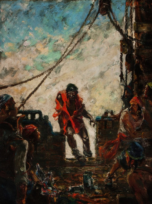 Digital Print - On Deck by Henry Cruse Murphy