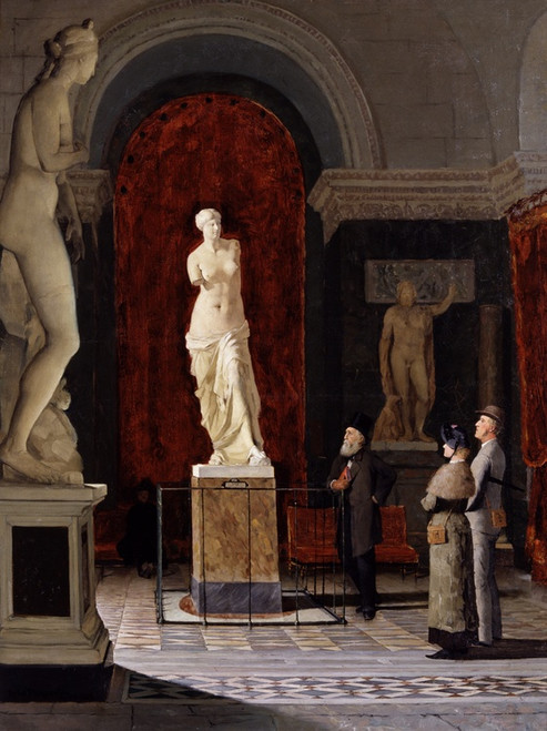 Digital Print - Interior from the Louvre by John Forssell