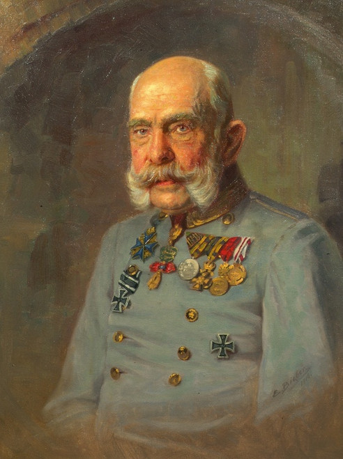 Digital Print - Kaiser Franz Joseph I. in der Dienstuniform eines sterreichischen Feldmarschalls by John Quincy Adams