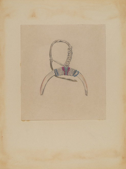 Digital Print - Bone and Beadwork by Melita Hofmann