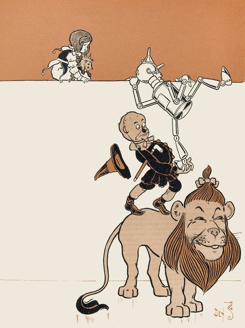 Digital Print - The wonderful Wizard of Oz Pl 4 by William Wallace Denslow