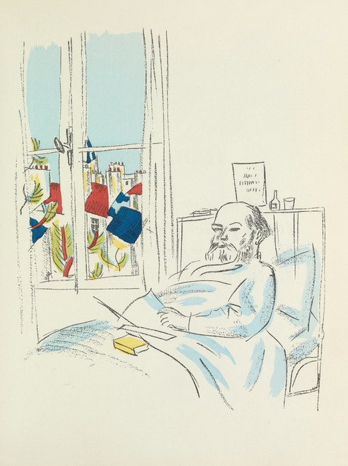 Digital Print - Madrigaux pl 11 by Raoul Dufy