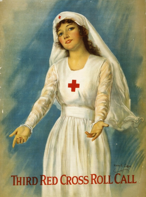 Digital Print - Third Red Cross roll call by Haskell Coffin