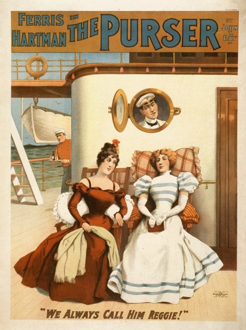 Digital Print - Ferris Hartman in The purser by John T. Day. by Strobridge & Co. Lith.