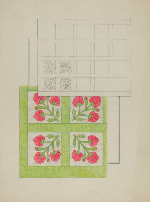 Digital Print - Bedspread by Floyd R. Sharp
