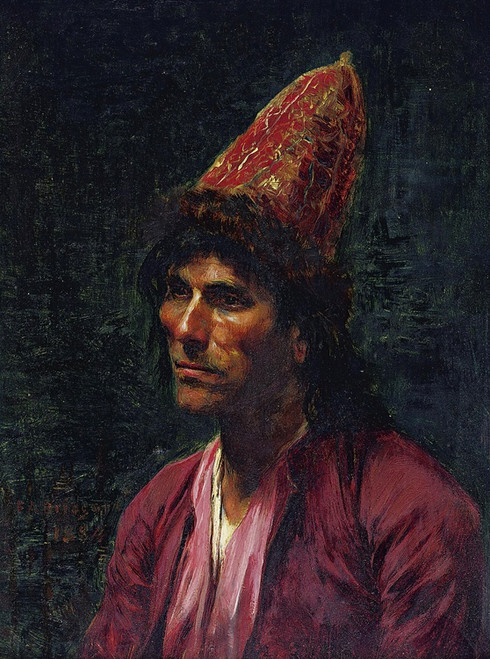 Digital Print - Portrait Of A Man by Frederick Arthur Bridgman