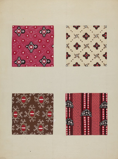 Digital Print - Materials from Quilt by Katherine Hastings
