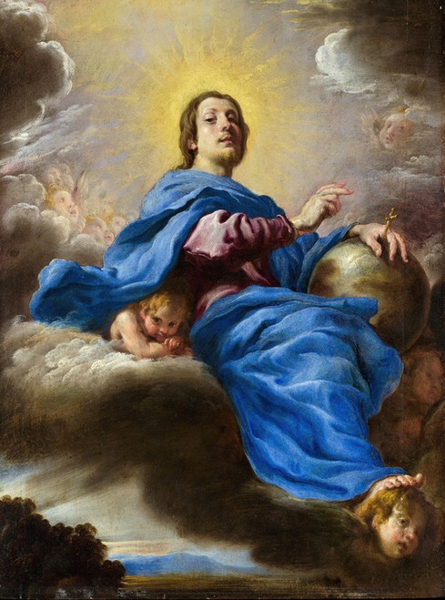 Digital Print - Salvator Mundi by Domenico Fetti