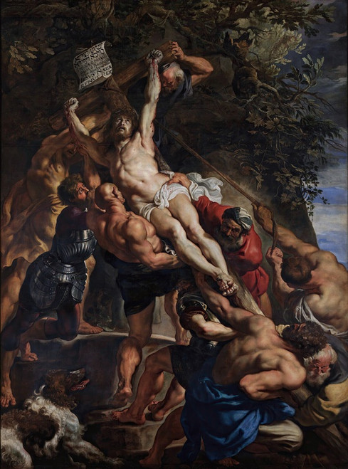 Digital Print - The Raising of the Cross by Peter Paul Rubens