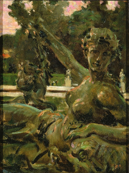 Digital Print - Nymph and Cupid by James Carroll Beckwith
