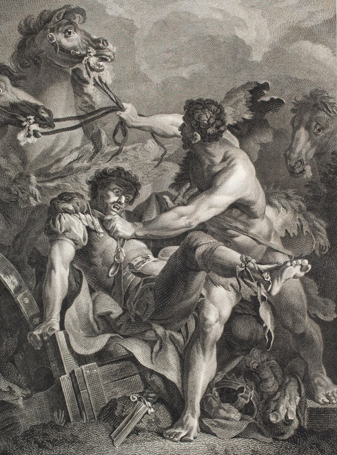 Digital Print - Herkules og Diomedes by Georg Haas