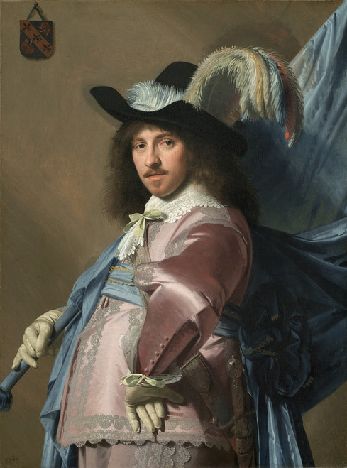 Digital Print - Andries Stilte as a Standard Bearer by Johannes Cornelisz Verspronck