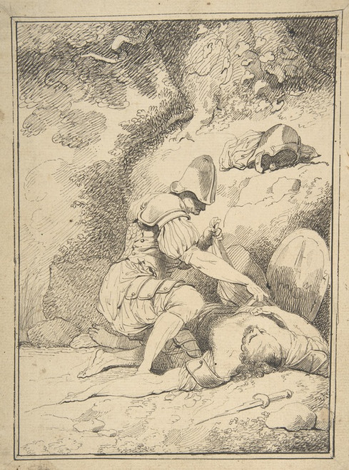 Digital Print - Stripping the Slain by John Hamilton Mortimer