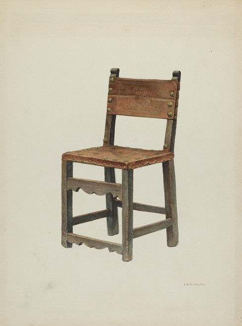 Digital Print - Chair by Robert W.R. Taylor