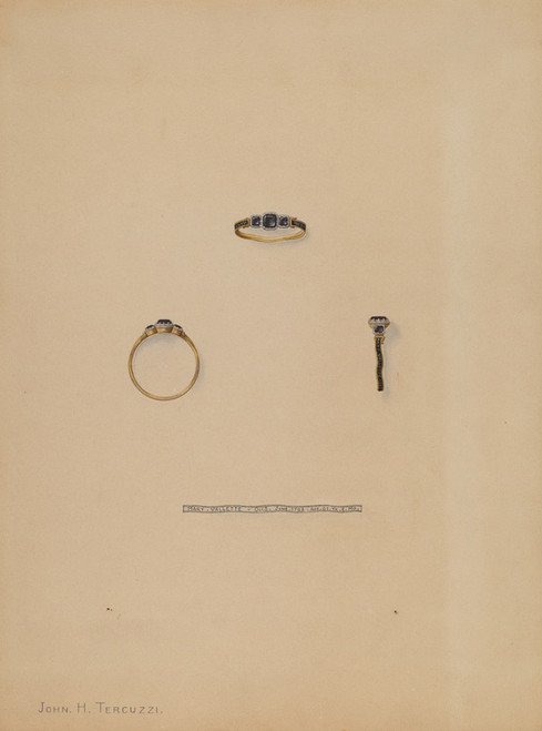 Digital Print - Mourning Ring by John H. Tercuzzi